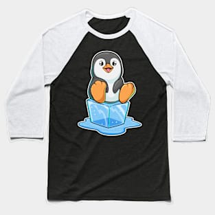 Penguin with Ice cubes Baseball T-Shirt